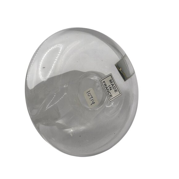 Lalique France Frosted Glass Swan Figurine On Clear Glass Base - Picture 6 of 6